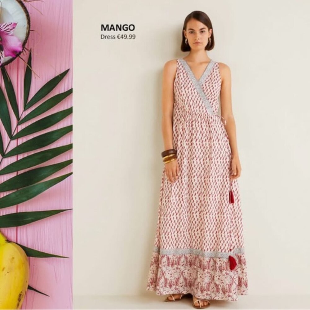 Mango maxi dress XS